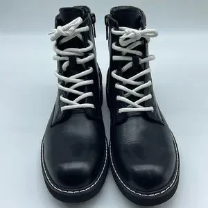 INC International Concepts Men’s Ivan Lace-Up Boots (Black, 8 INC International Concepts Men main image 4